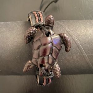 💖 Turtle Black Bracelet 7”-9” adjustable NEW